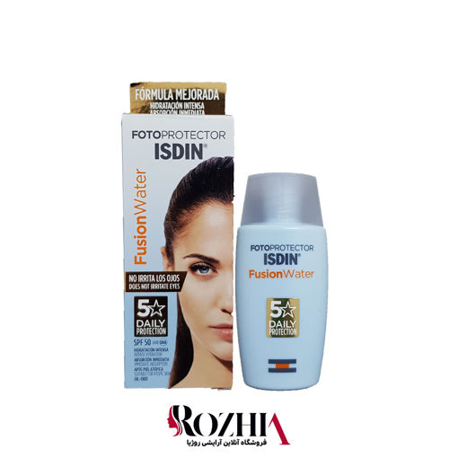 کرم ضد آفتاب فاقد چربی فیوژن واتر ایزدین مدل Fusion Water SPF 50