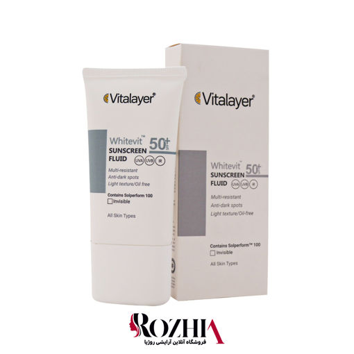 فلوئید ضد آفتاب ضدلک بی رنگ Spf50 وایت ویت ویتالیر