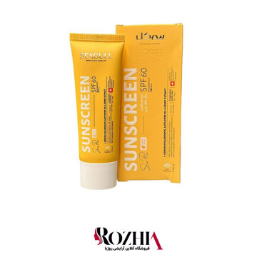 کرم ضد آفتاب رنگی فاقد چربی SPF60 سی گل - بژ روشن