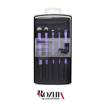 ست براش چشم ریل تکنیک 5 عددی Starter به همراه کیف